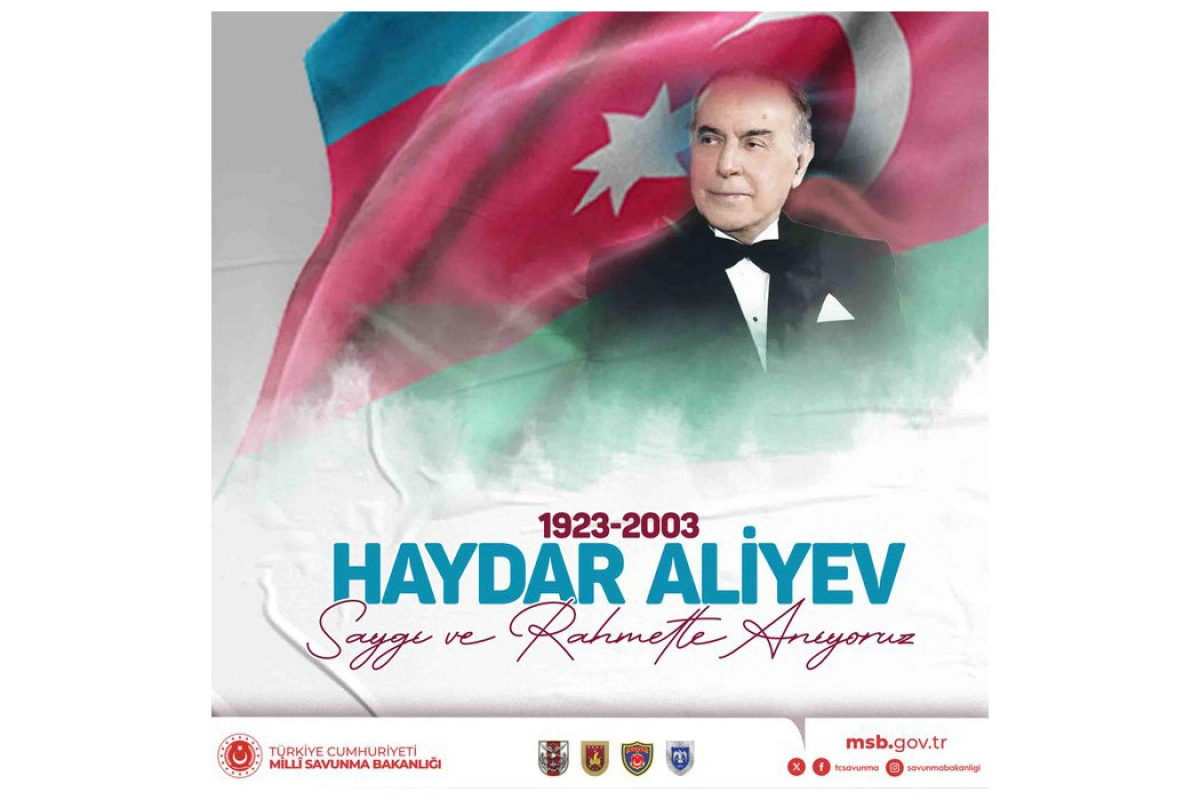 Turkish Defense Ministry shares post on National Leader Heydar Aliyev's Remembrance Day