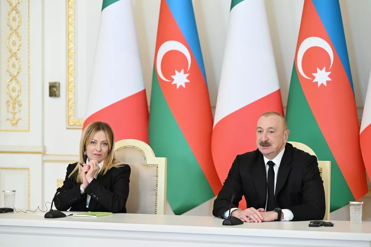 Italy remains Azerbaijan’s top trading partner, President Aliyev says during Meloni visit