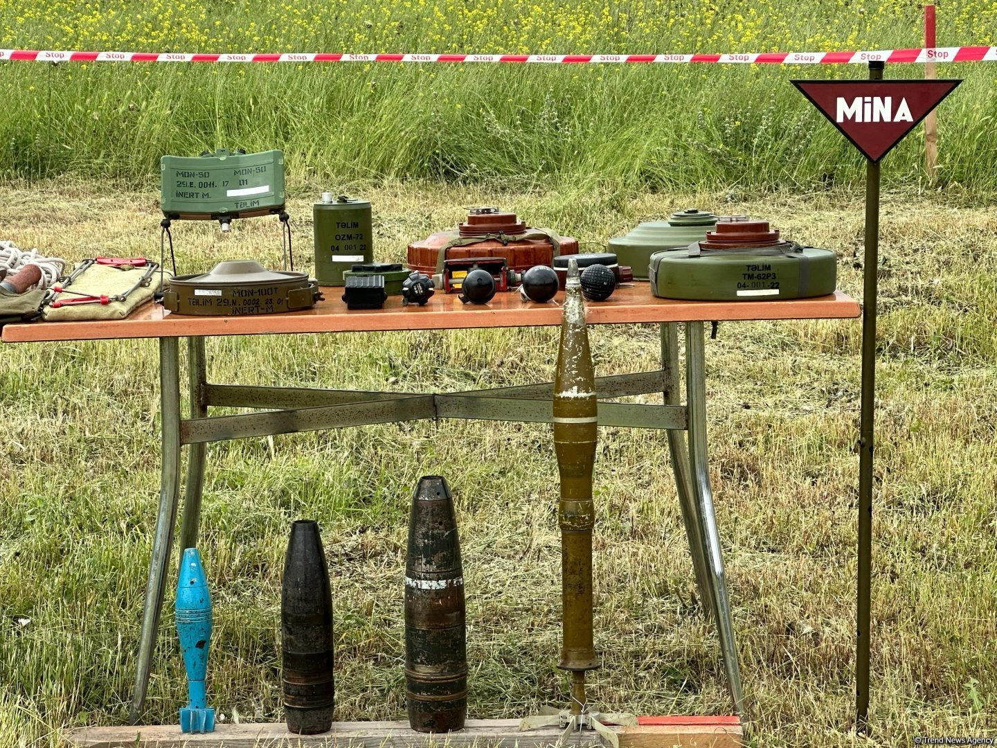 Azerbaijan appeals to international community regarding mine threat