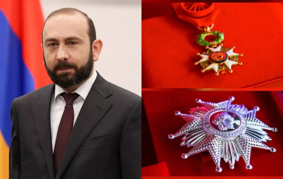 Macron awards Armenia’s foreign minister with France’s highest honour