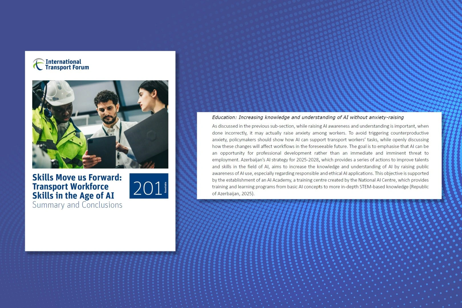 International Transport Forum report hails Azerbaijan's AI capabilities