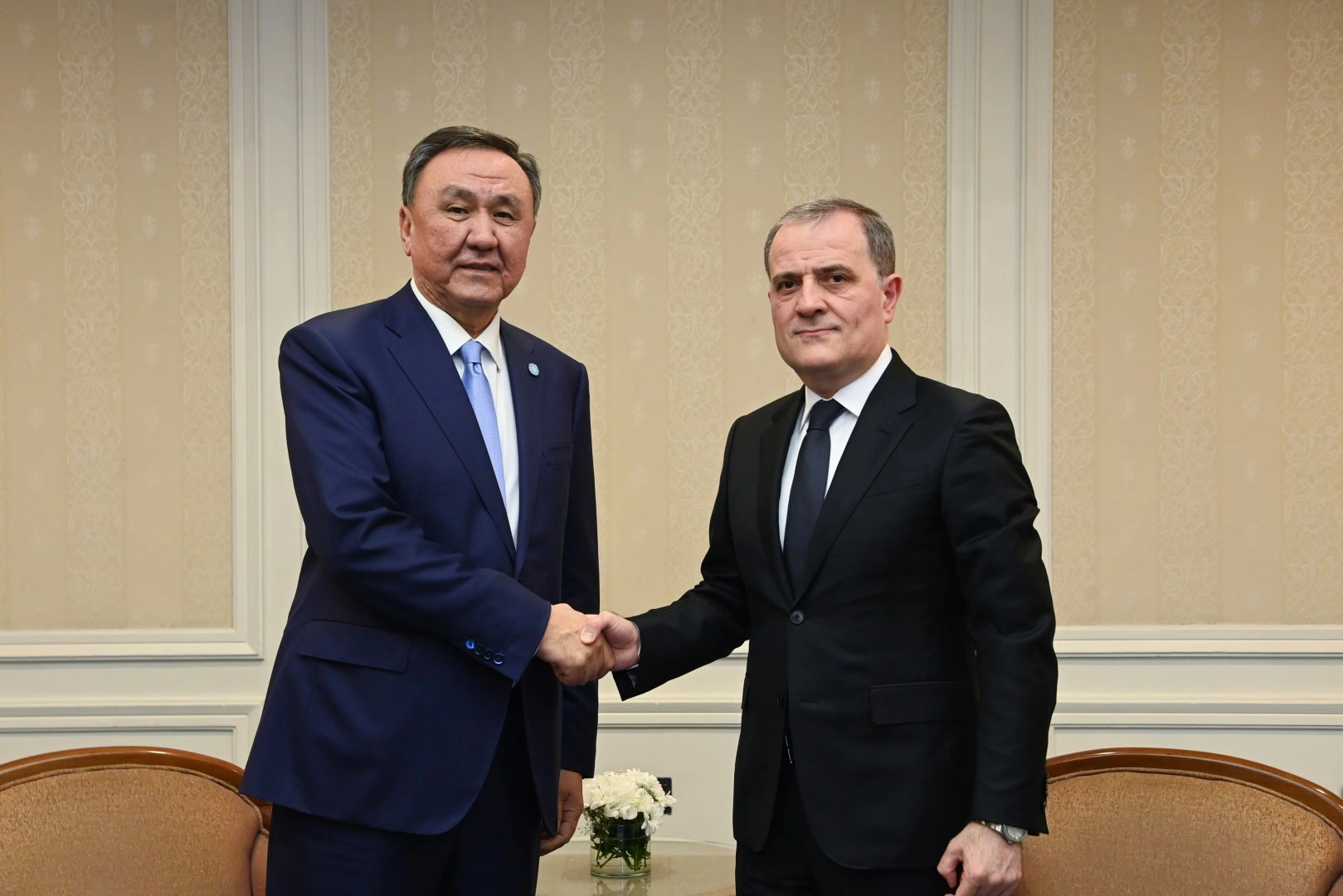 Azerbaijani FM discusses Iranian attacks with OTS secretary general (PHOTO)