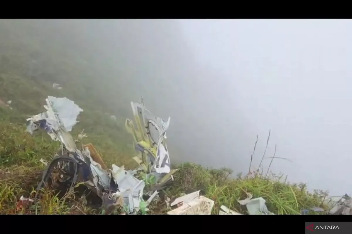 Missing aircraft found on Indonesian mountain peak
