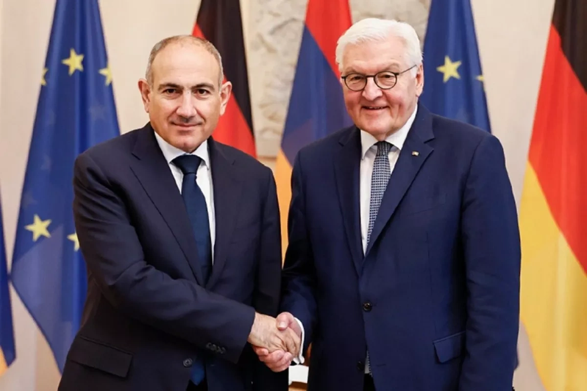 Armenian PM engages in talks with German president in Berlin