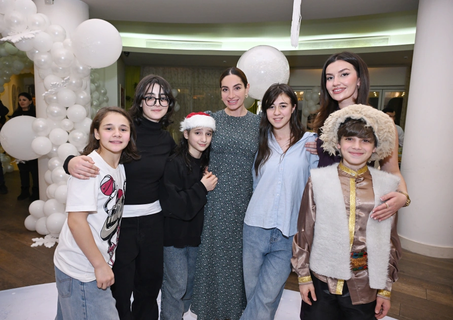 Heydar Aliyev Foundation VP Leyla Aliyeva, Head of Baku Media Center Arzu Aliyeva and Alena Aliyeva join festive celebrations for children with special needs in Baku (PHOTO)