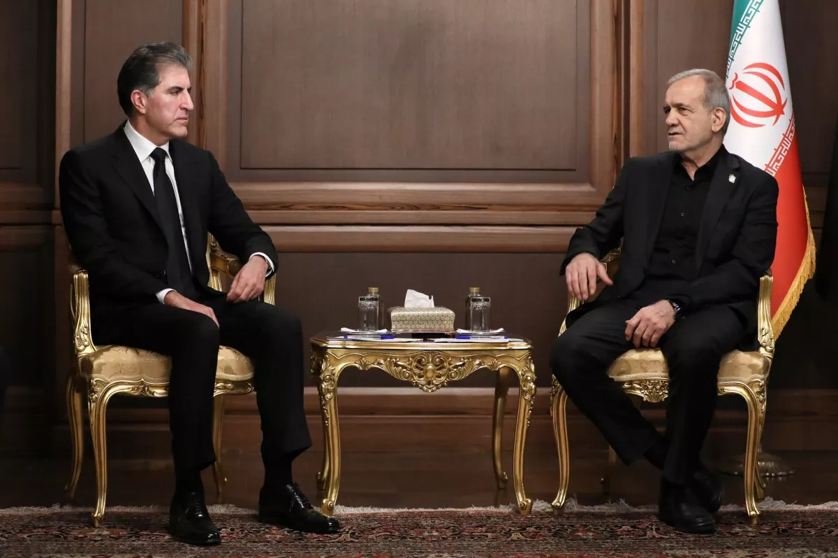 Kurdistan president discusses regional cooperation with Iranian counterpart