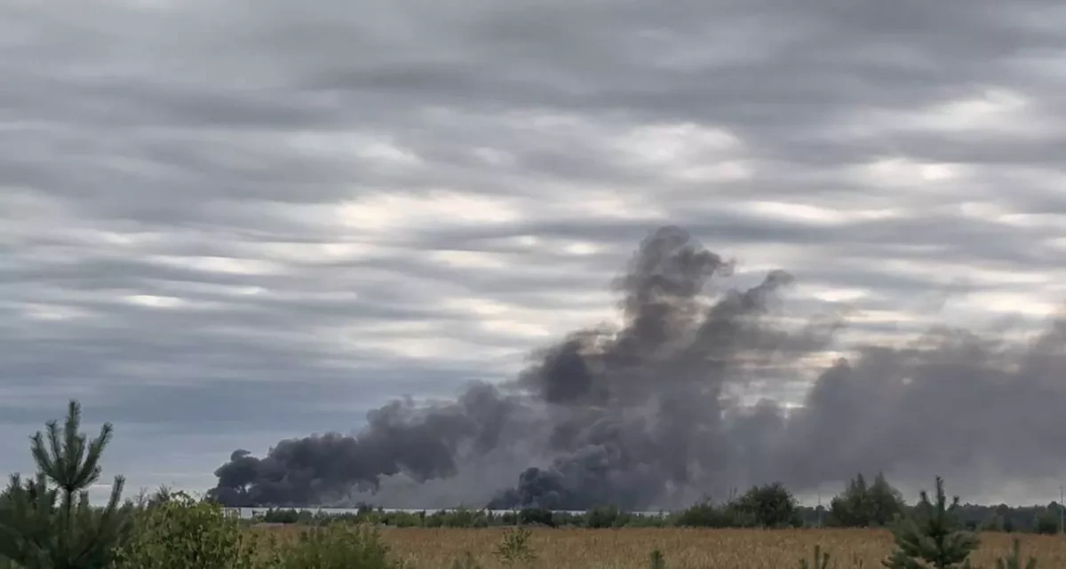 Drone strike sets Wildberries logistics hub ablaze in Russia's Vladimir region VIDEO