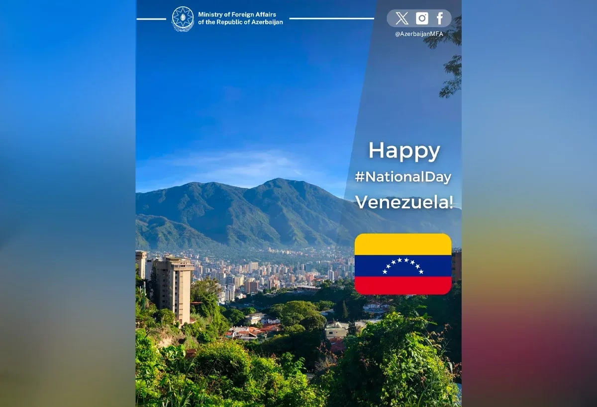 Azerbaijan sends National Day greetings to Venezuela