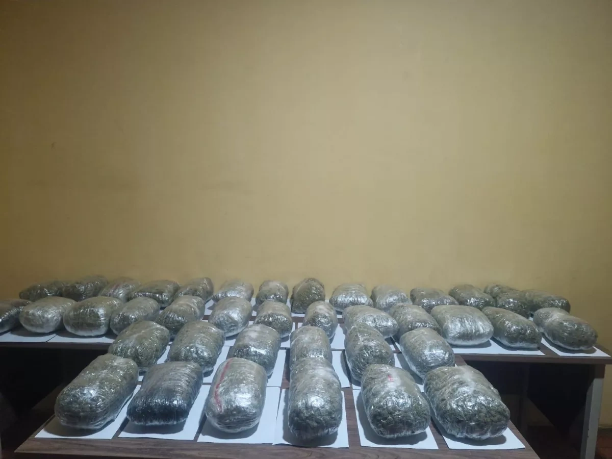 Azerbaijani border guards seize over 50 kg of drugs from Iran PHOTO