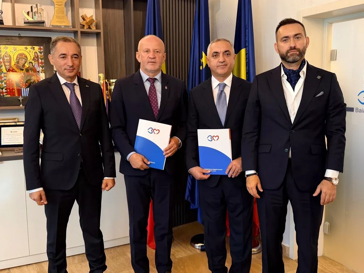 Romanian Baia Mare, Azerbaijan's Khankandi lay groundwork for sister-city partnership PHOTO