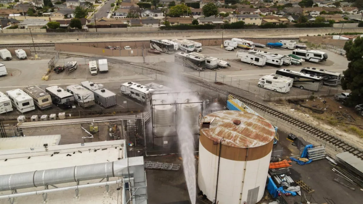 Toxic tank threat forces mass evacuations in Southern California VIDEO