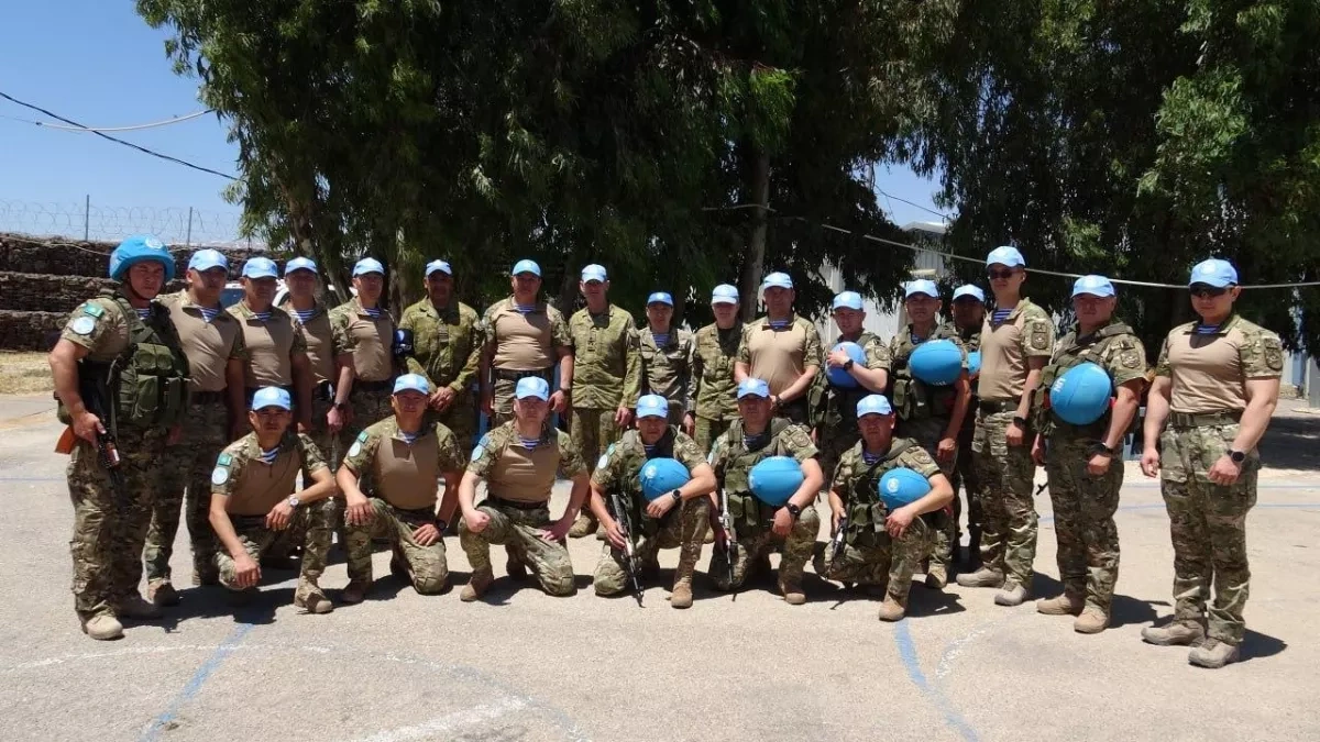 Kazakh peacekeepers conduct over 400 operations on Golan Heights PHOTO