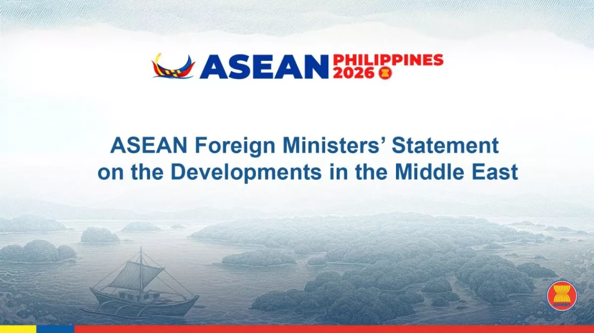 ASEAN backs Iran-US ceasefire, urges lasting peace