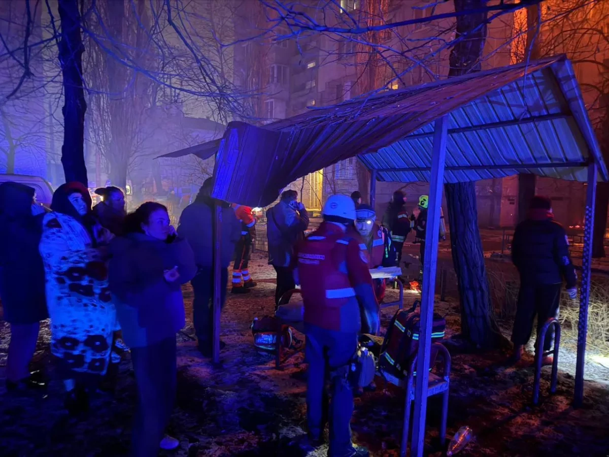 Russian massive attack on Ukraine's Odesa injures 22 PHOTO