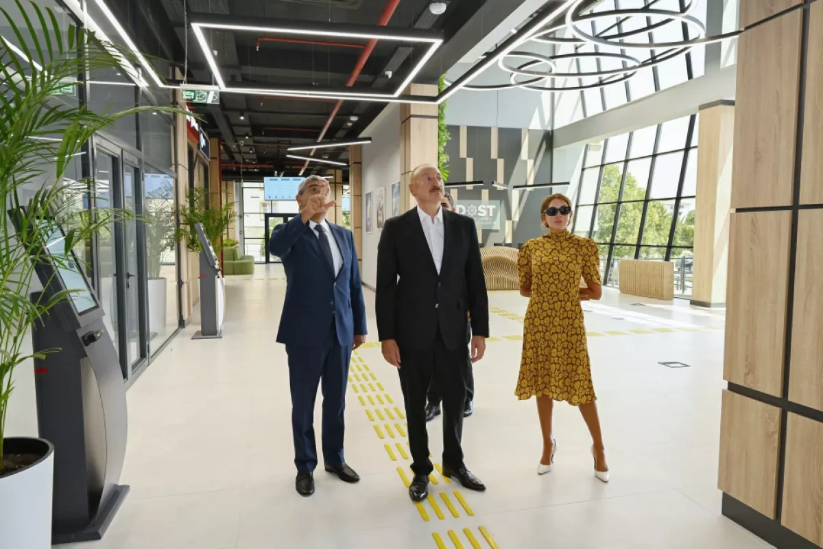 Azerbaijan's first couple inaugurates Nakhchivan Regional DOST Centre PHOTO