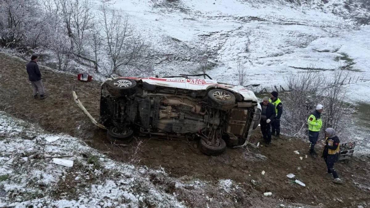 Ambulance plunges into ravine in Türkiye’s Artvin province, one dead PHOTO