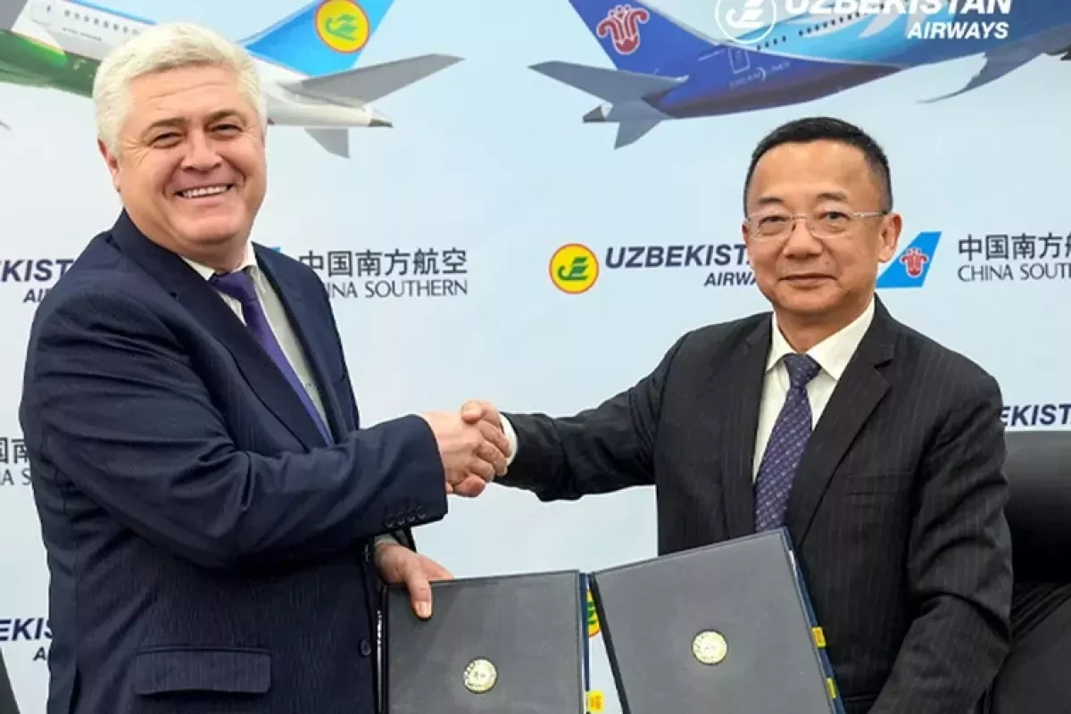 Uzbekistan Airways, China Southern Airlines sign code-share agreement