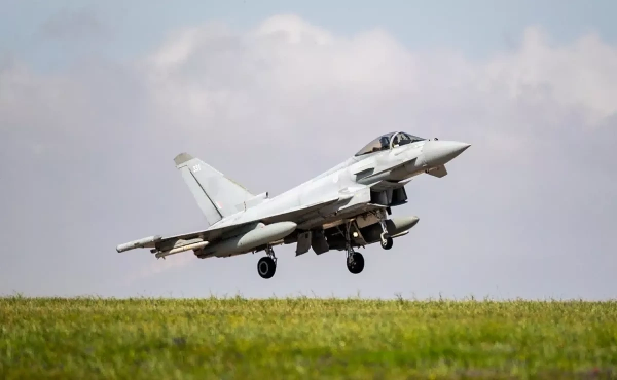 RAF Typhoon jets scrambled in Romania after drones detected near border