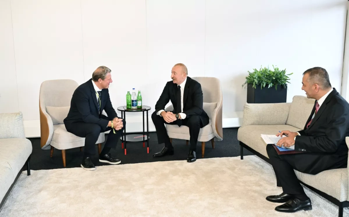 Azerbaijani president, Ski Federation chief eye winter sports cooperation PHOTO
