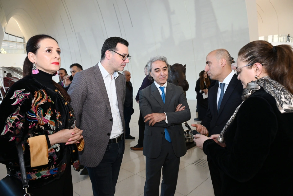 Arzu Aliyeva, Alena Aliyeva attend premier of feature film "Taghiyev: School" (PHOTO)