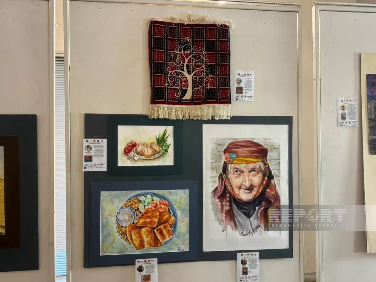 Azerbaijani artists showcase their works at international exhibition in Georgia