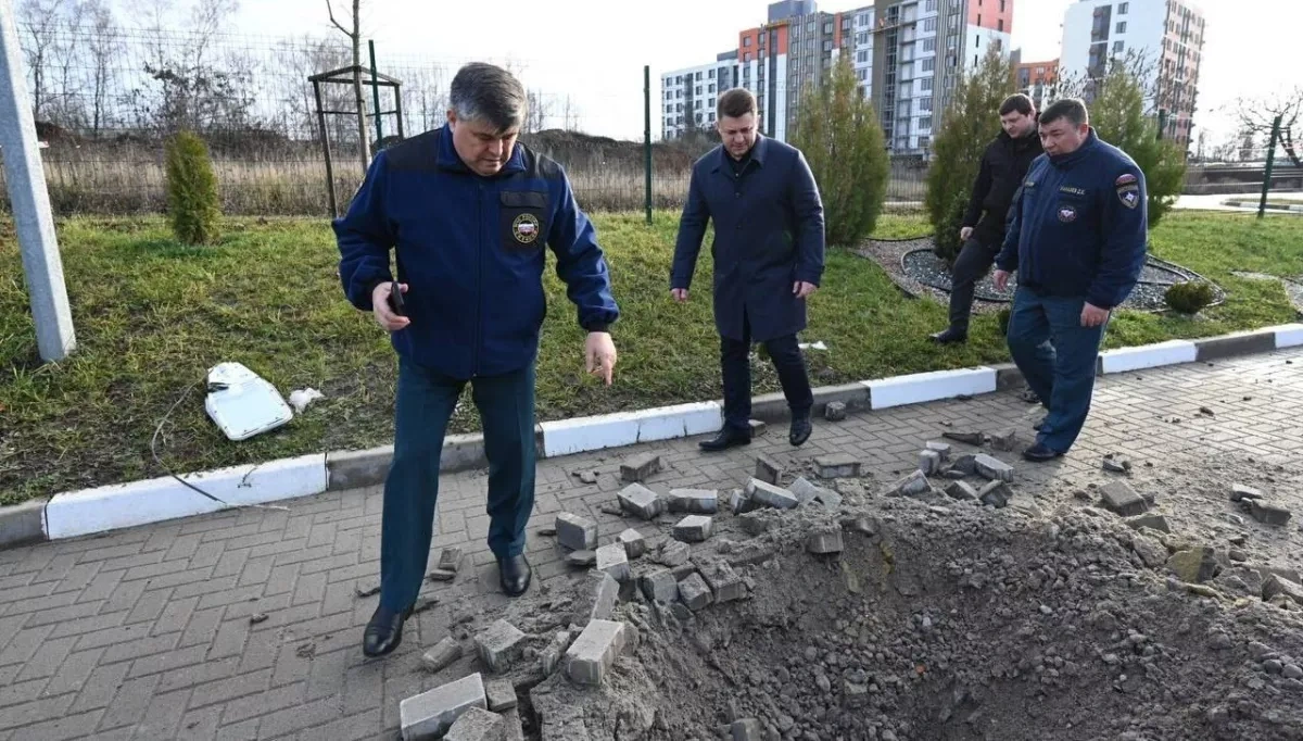Russian ammunition falls near kindergarten in Belgorod region