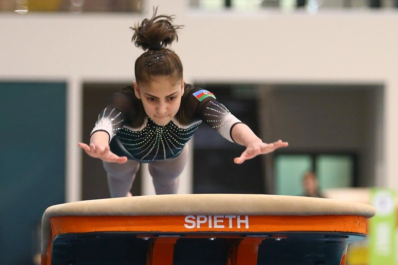 Azerbaijani gymnasts win medals at tournament in Baku (PHOTO)