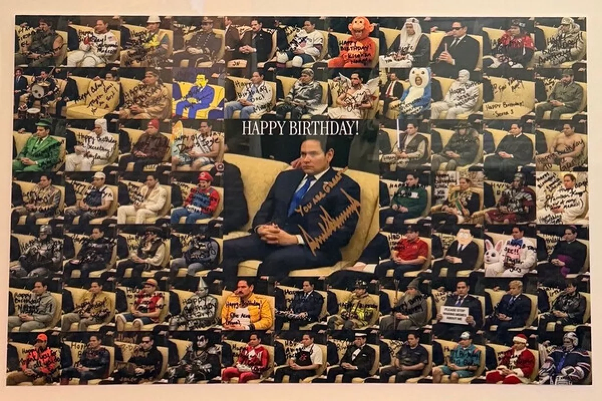 Marco Rubio’s meme fame becomes White House birthday gift PHOTO