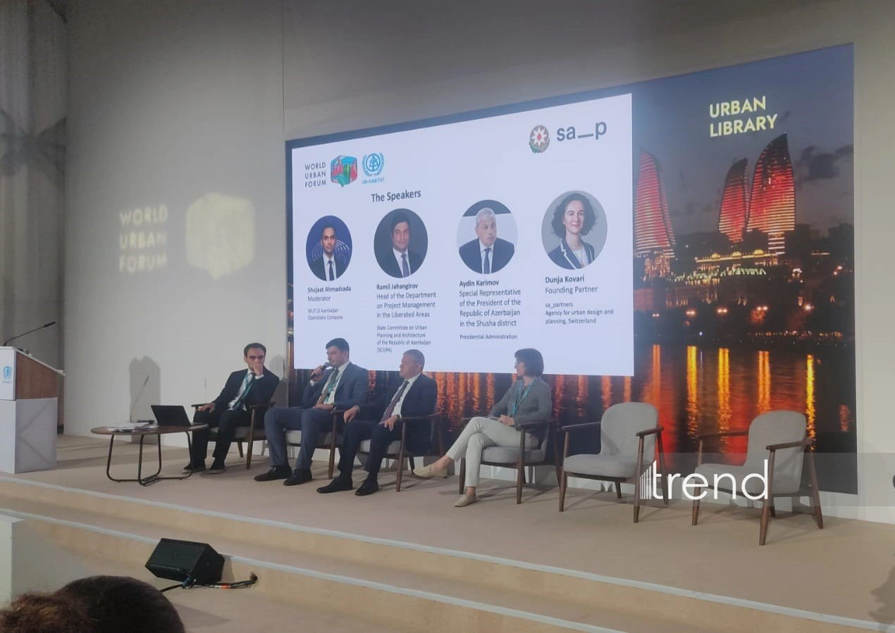 WUF13 hosts panel on rebuilding urban planning in Azerbaijan (PHOTO)