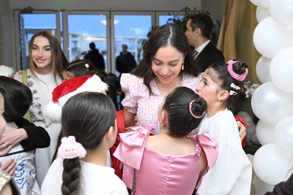 Heydar Aliyev Foundation VP Leyla Aliyeva, Head of Baku Media Center Arzu Aliyeva and Alena Aliyeva join festive celebrations for children with special needs in Baku (PHOTO)