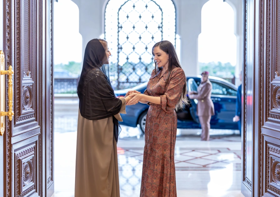 Heydar Aliyev Foundation VP Leyla Aliyeva meets Oman's first lady in Muscat (PHOTO)