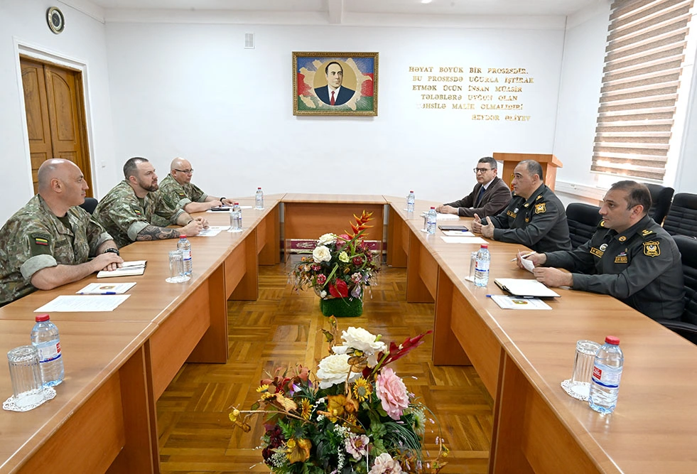 Delegation of Lithuanian Military Academy visits Azerbaijan