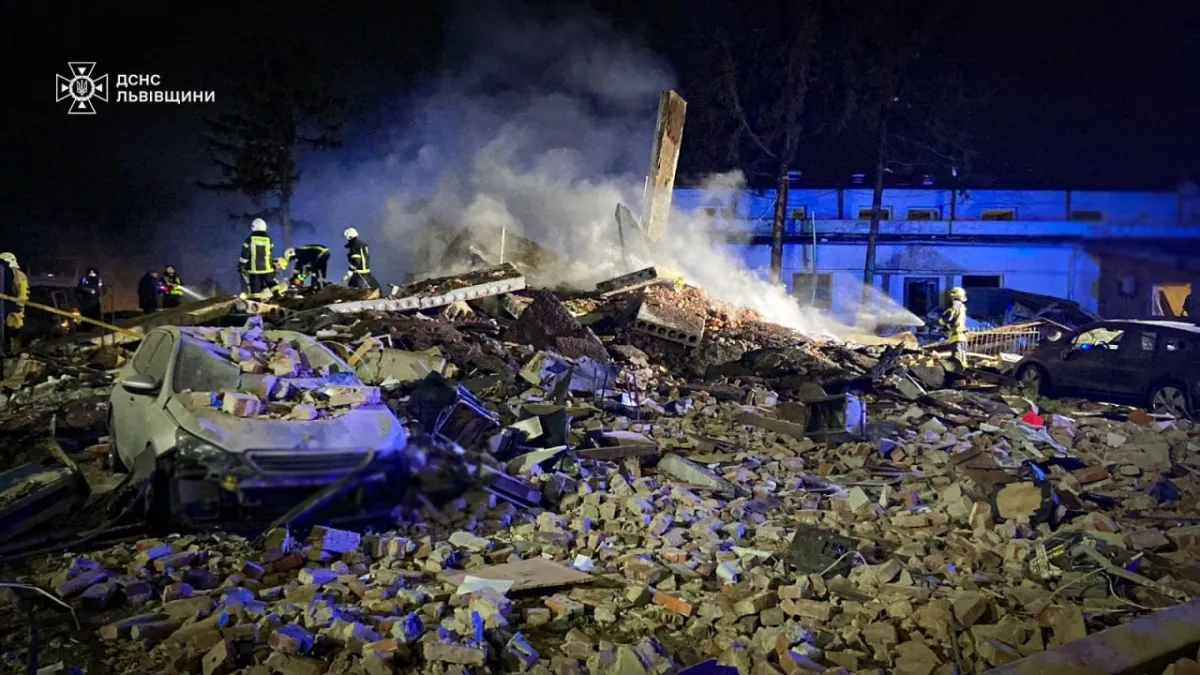 Rescue operations end after deadly explosion in village in western Ukraine Photo