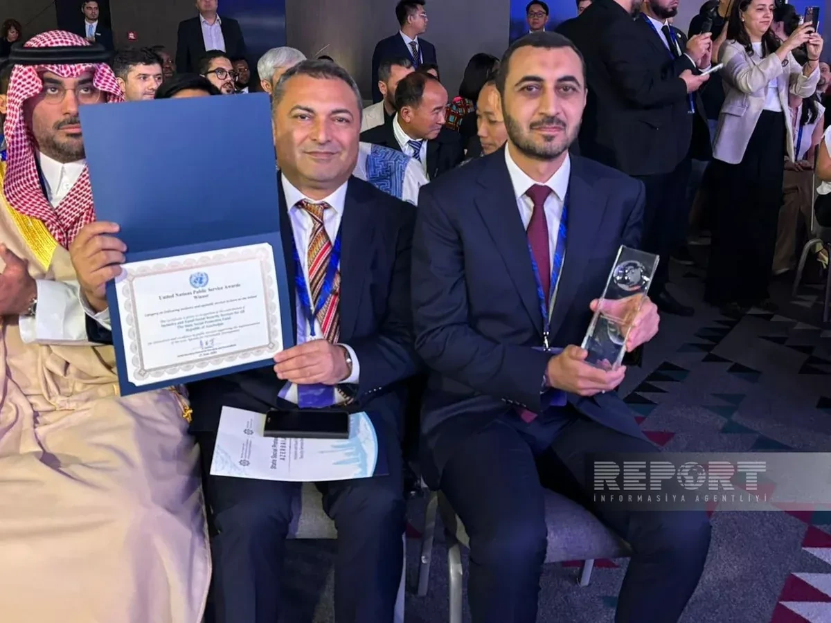 Azerbaijan’s State Social Protection Fund secures UN award in Tbilisi PHOTO