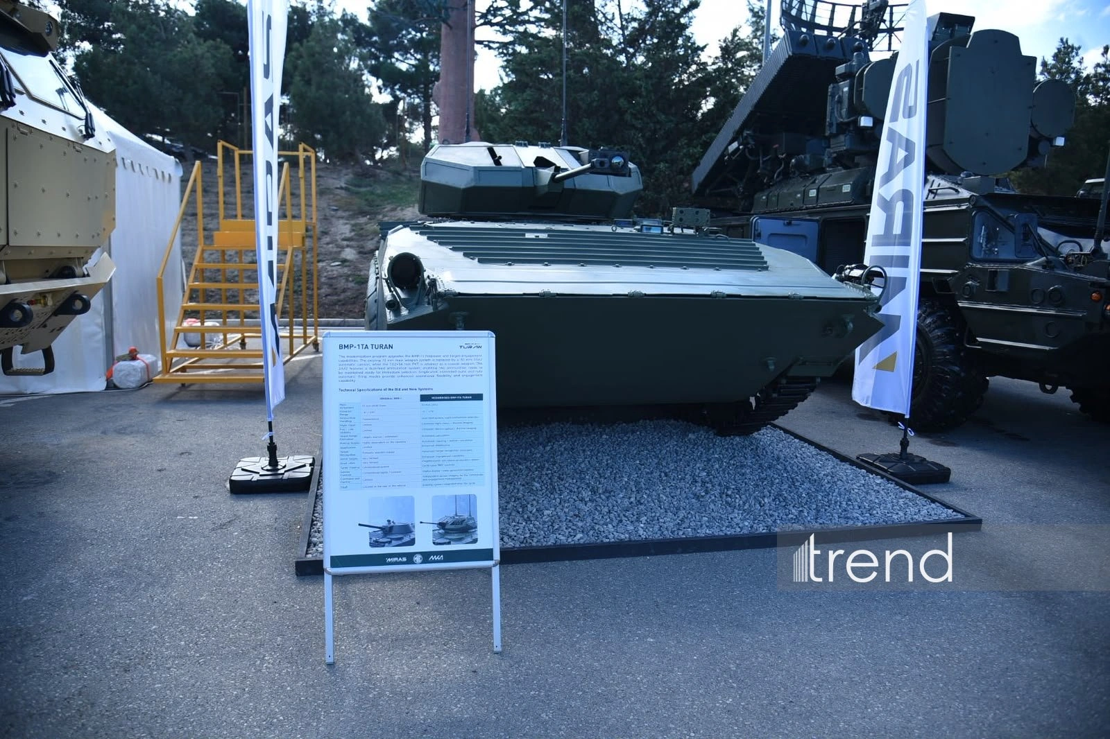 Azerbaijan showcases modernized BMP-1TA “TURAN” at ADEX (PHOTO)