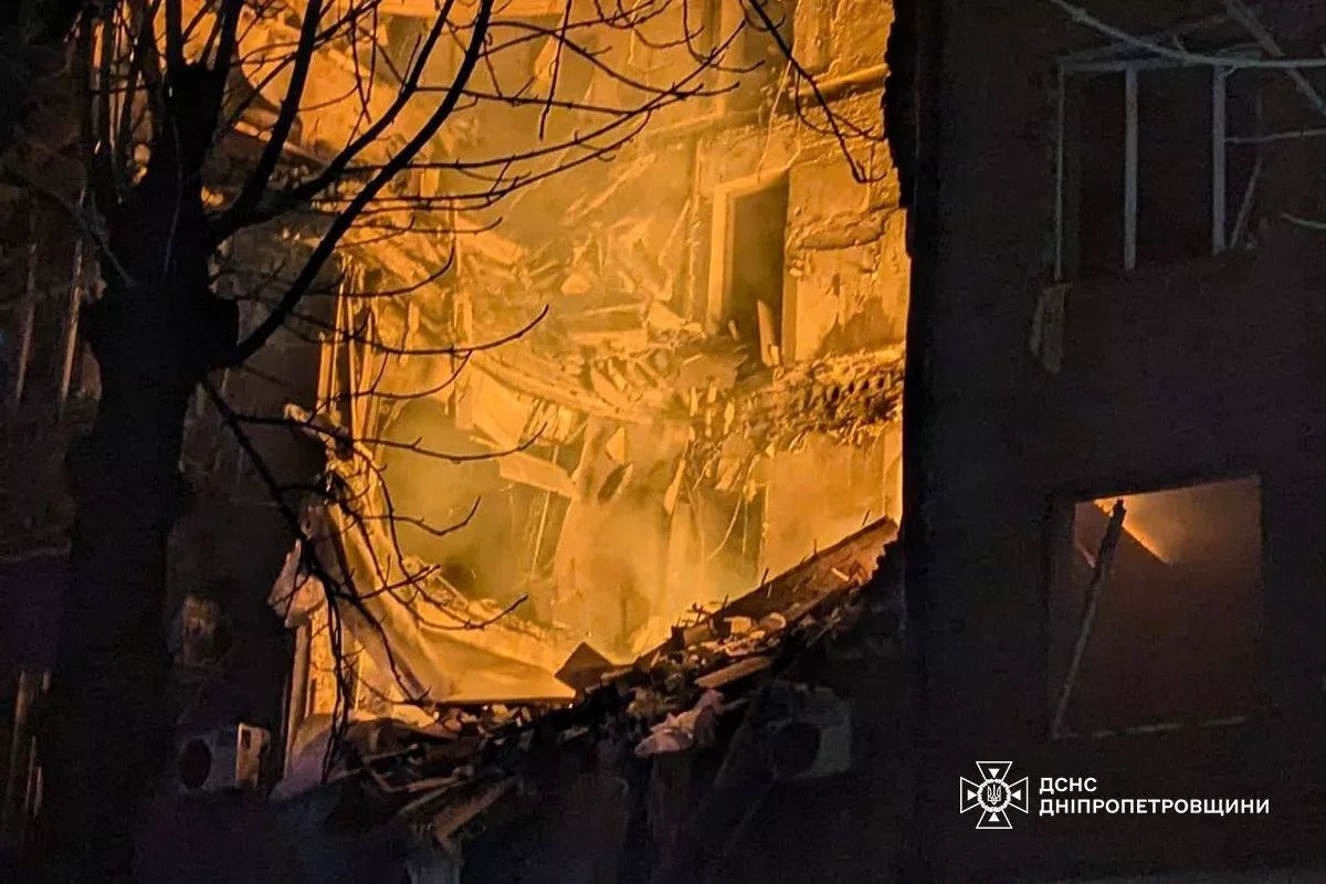 Russian rocket strike on Ukraine's Kryvyi Rih injures 23, including children Photo