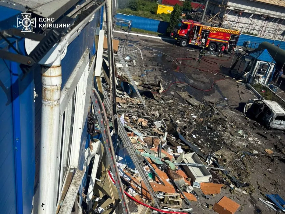 Russian strike on Kyiv region plant leaves four dead PHOTO