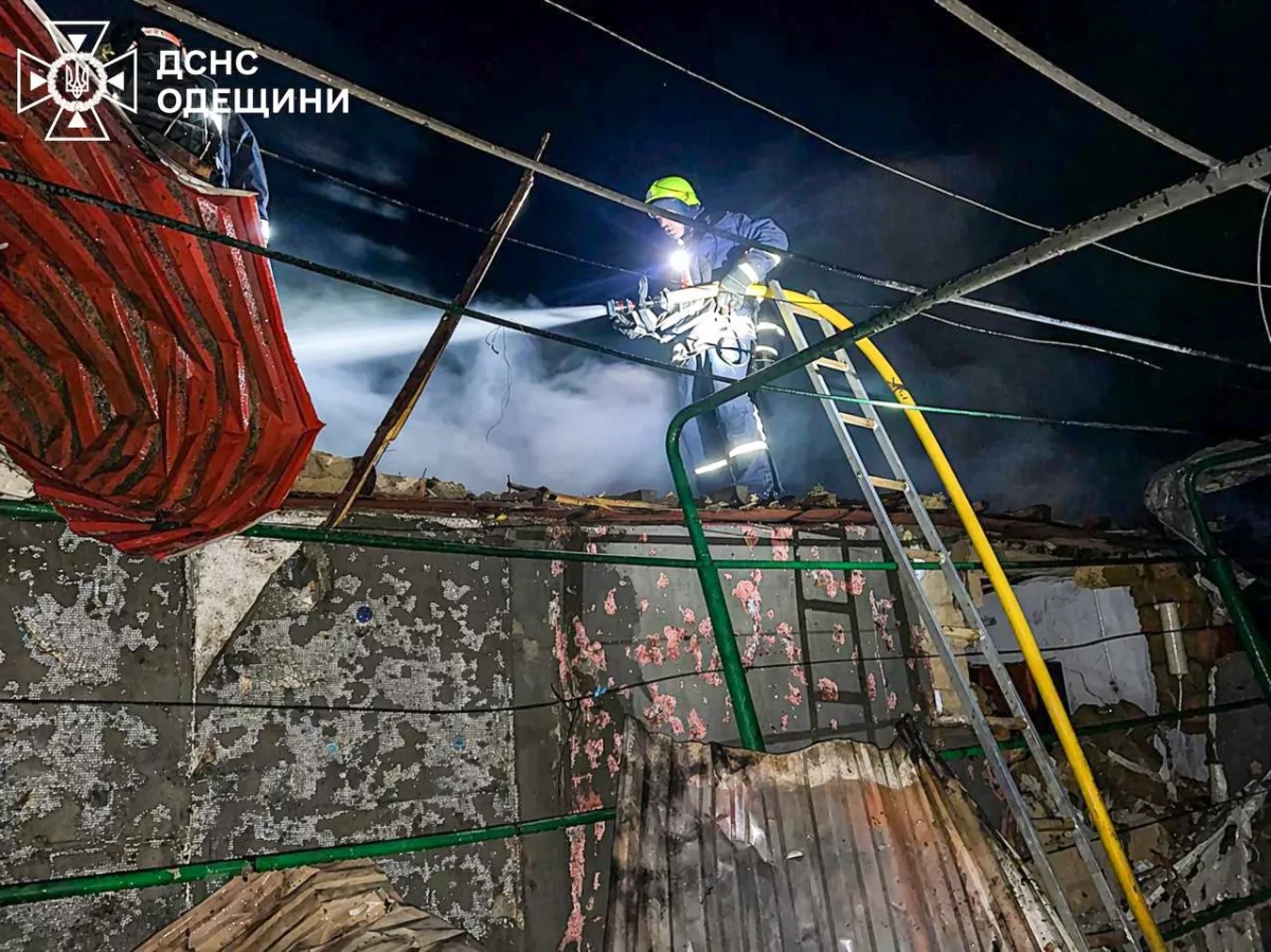 Three houses destroyed in attack on Ukraine's Odesa region PHOTO