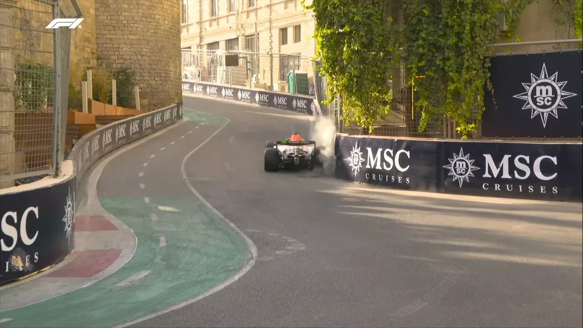 Oliver Bearman forced to end second practice at Azerbaijan GP UPDATED