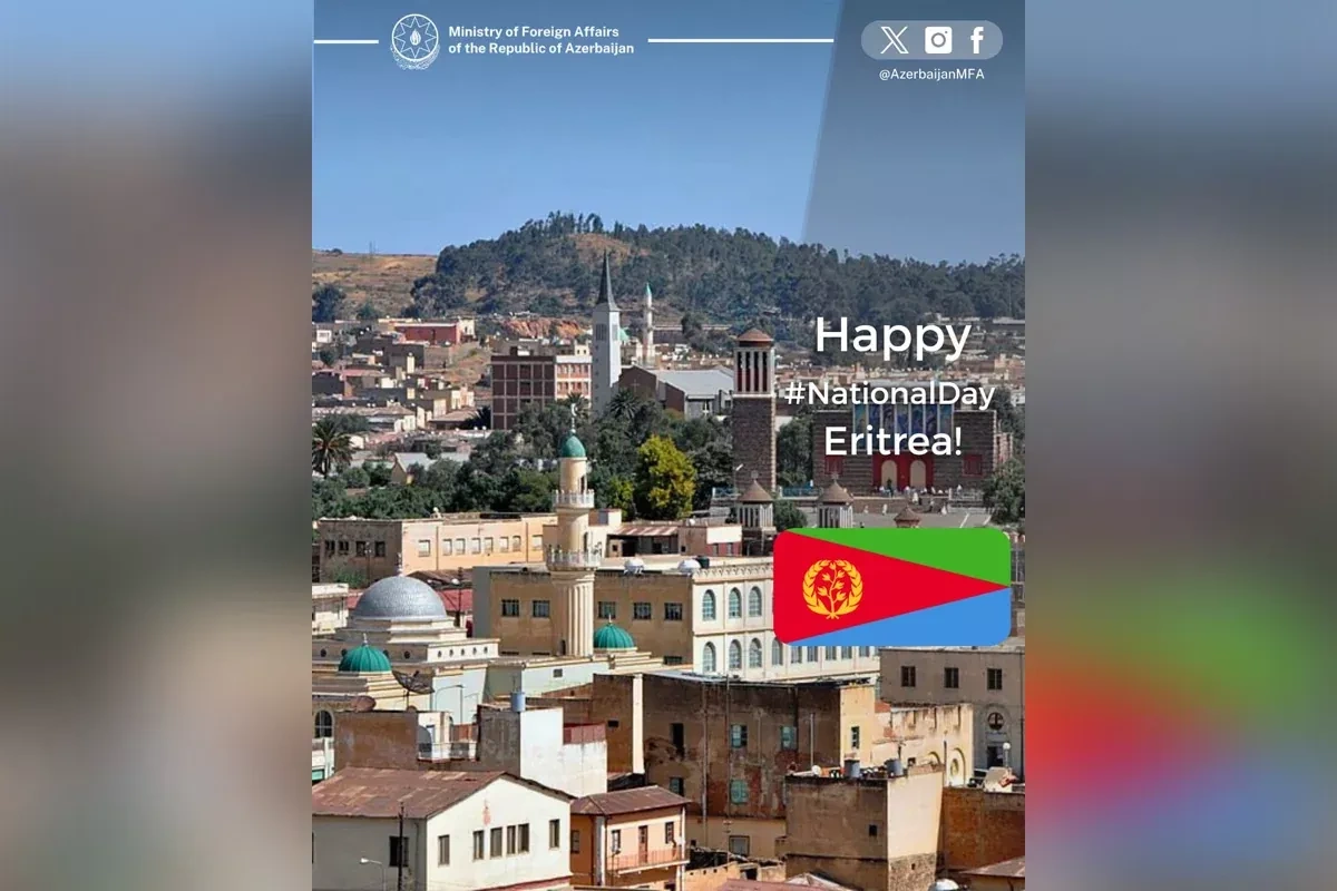 Azerbaijan’s Foreign Ministry congratulates Eritrea on National Day