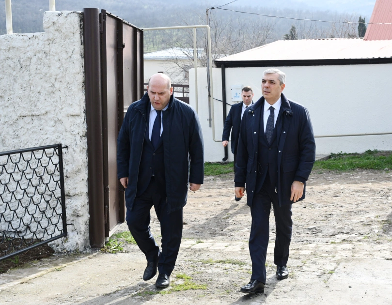 Azerbaijan's Coordination Headquarters reviews restoration work in Guzeykhirman village, Khojavend (PHOTO)