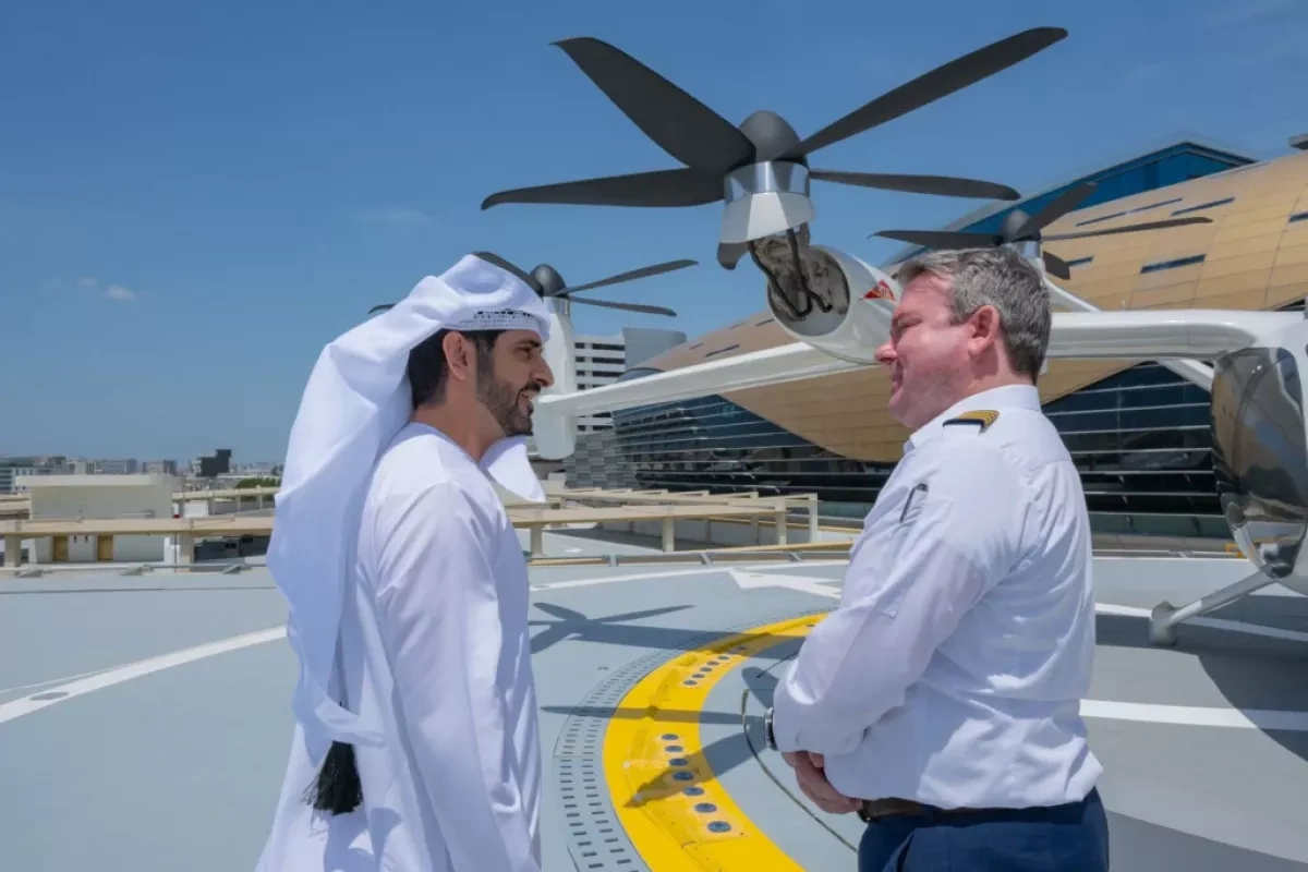 UAE unveils world’s first air taxi station near Dubai Airport