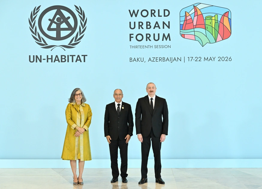 President Ilham Aliyev attends opening ceremony of WUF13 in Baku (PHOTO) (LIVE)