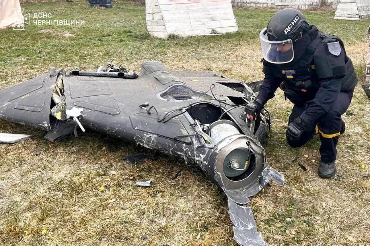 Explosive items from Russian drones found and seized in Ukraine's Chernihiv photo