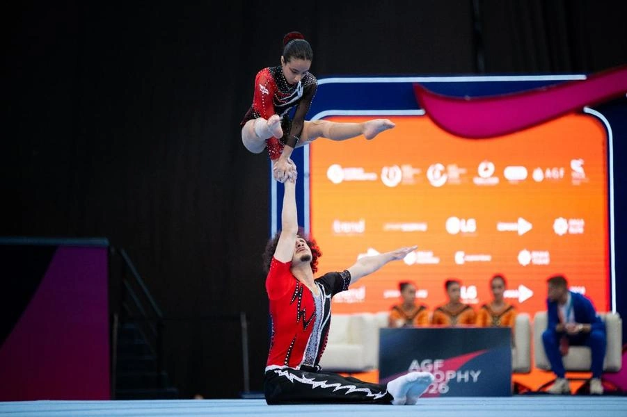 Azerbaijani gymnasts reach final of the international tournament (PHOTO)