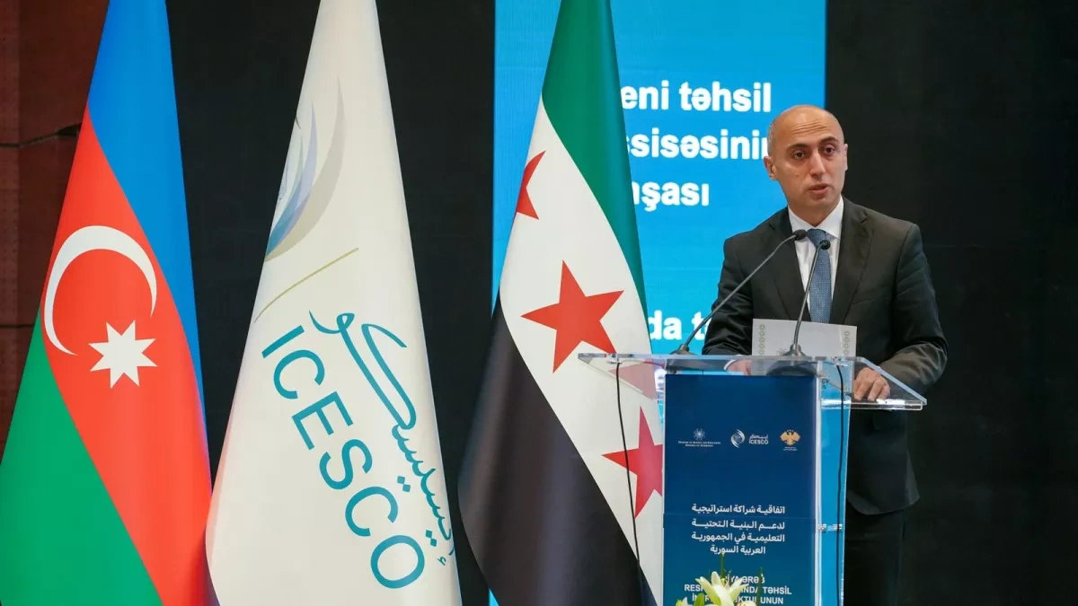 Azerbaijan to rebuild schools in Syria PHOTO