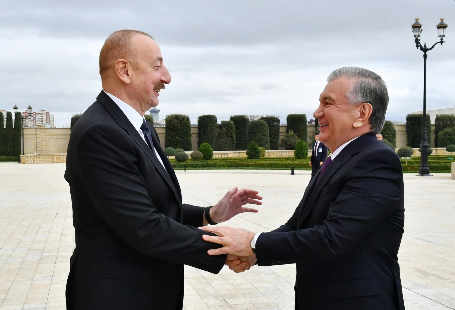 President Ilham Aliyev gives interview to Uzbekistan National News Agency (PHOTO)