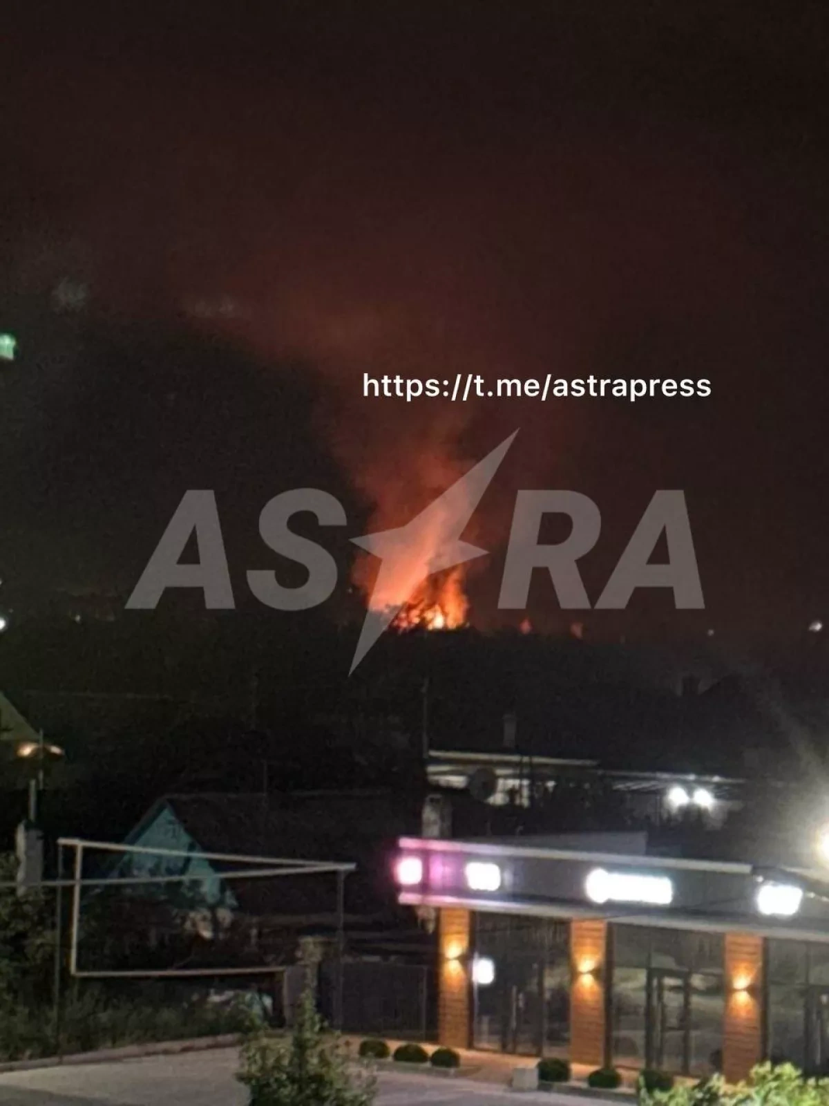ASTRA: New strike hits Russia's oil sector as fire erupts near Afipsky refinery PHOTO