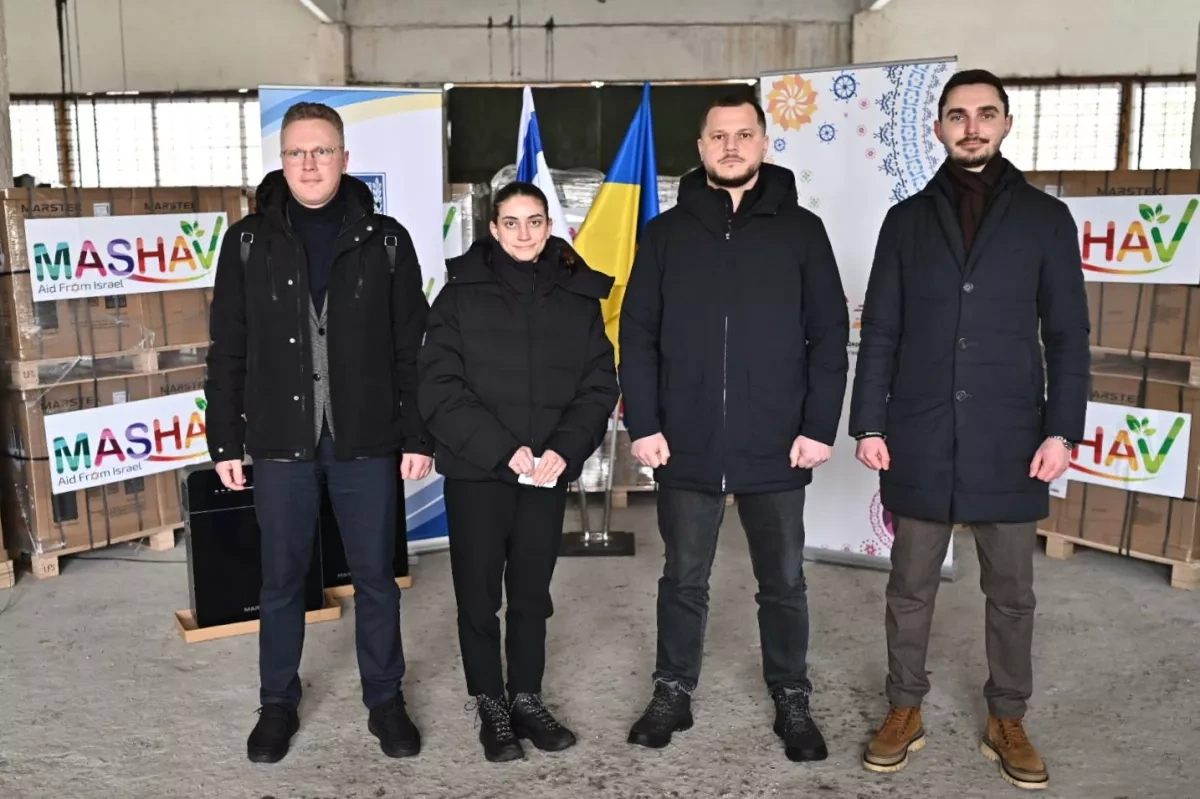 Kyiv receives 117 backup power systems from Israel PHOTO