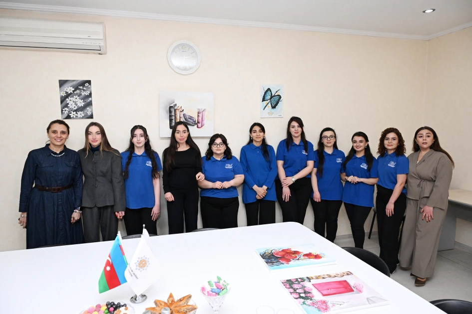 Heydar Aliyev Foundation VP Leyla Aliyeva and Alena Aliyeva visit Ganja Autism Center